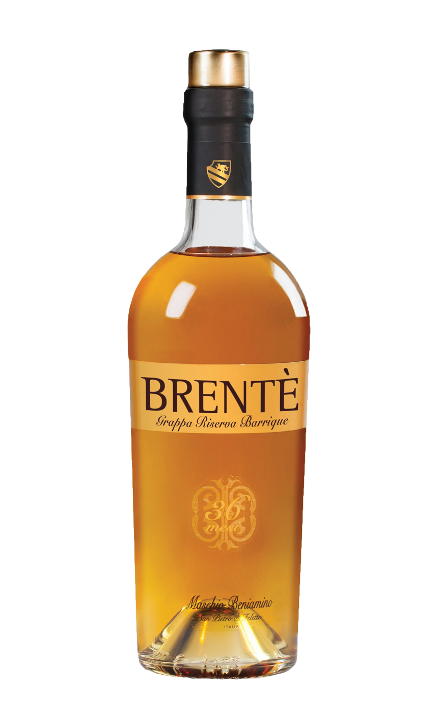 Beniamino Maschio Grappa Brente Riserva Barrique - 860 × 1417px - Single Bottle
