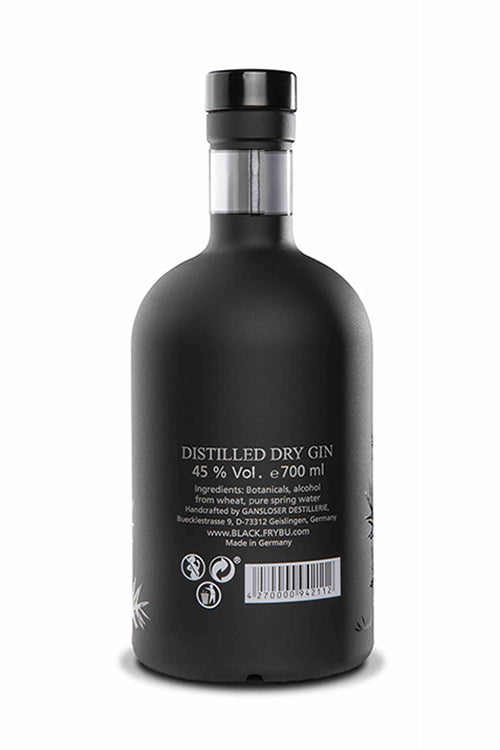 Gansloser Black Gin 700ml 45% ABV