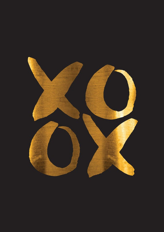  XOXO (Black) - Single Poster