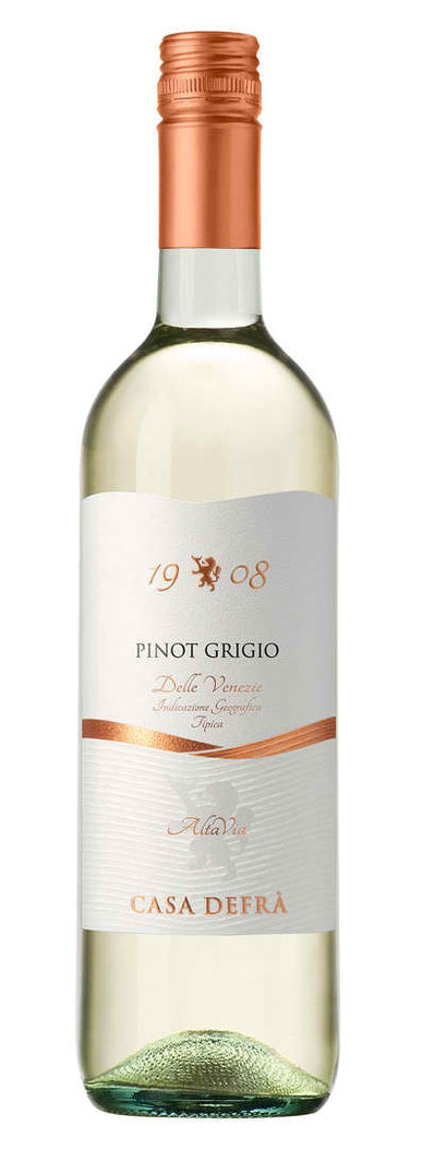 Casa Defra Pinot Grigio 2018 - 387 × 1052px - Single Bottle