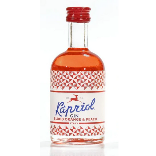 Kapriol Blood Orange_Peach Gin 50ml - Single Bottle