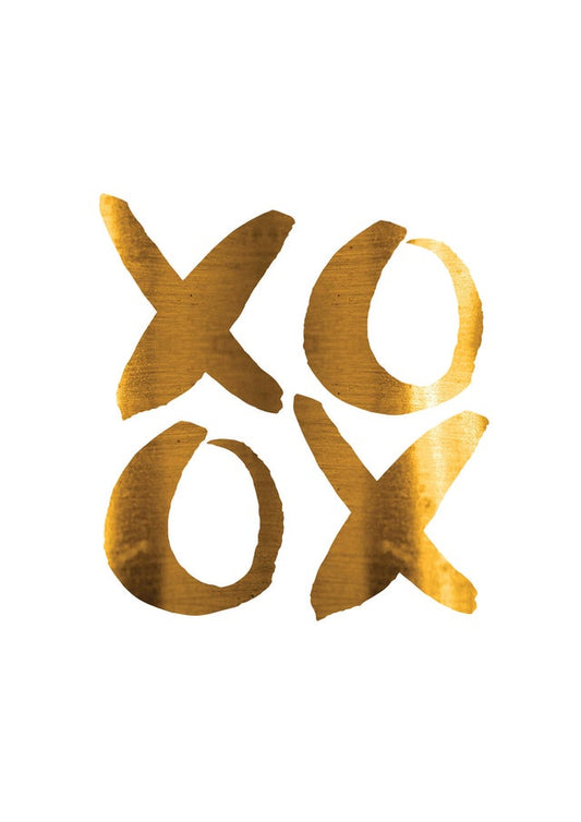 XOXO (White) - Single Poster