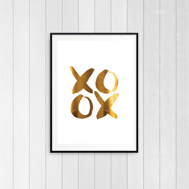 XOXO (White) - Single Poster