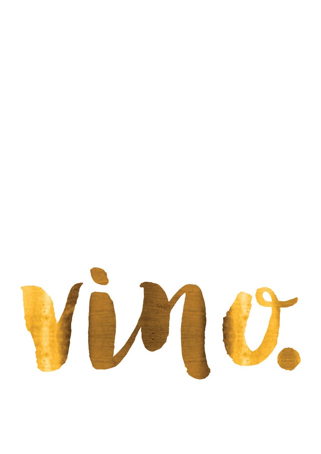 Vino (White) - Single Poster